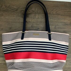 Kate Spade striped shoulder bag